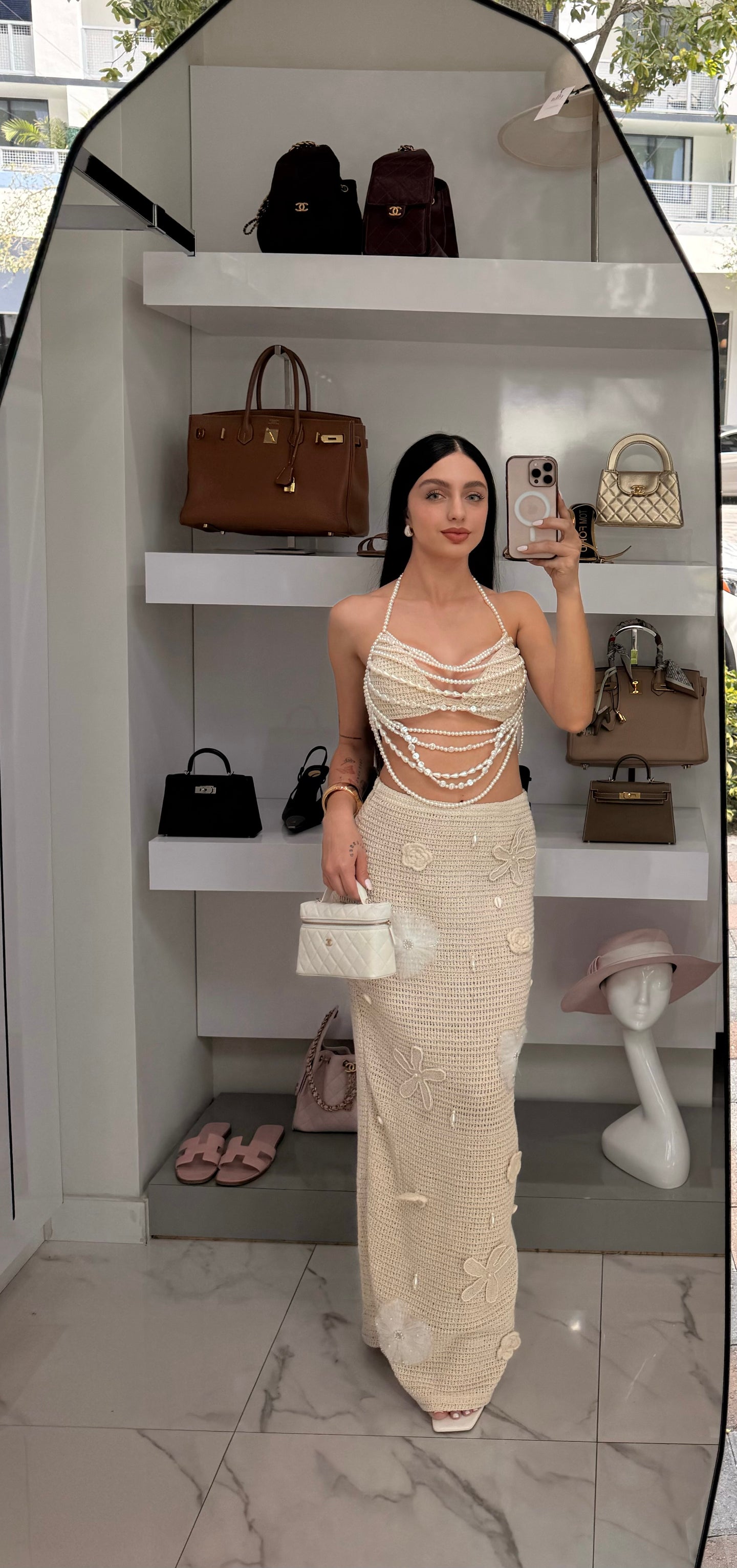 Pearl Drift Skirt Set