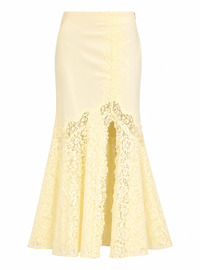 Lace on me midi skirt