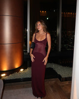 Red Siren maxi dress