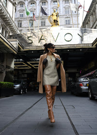Caterina in London mini dress (Runn small)