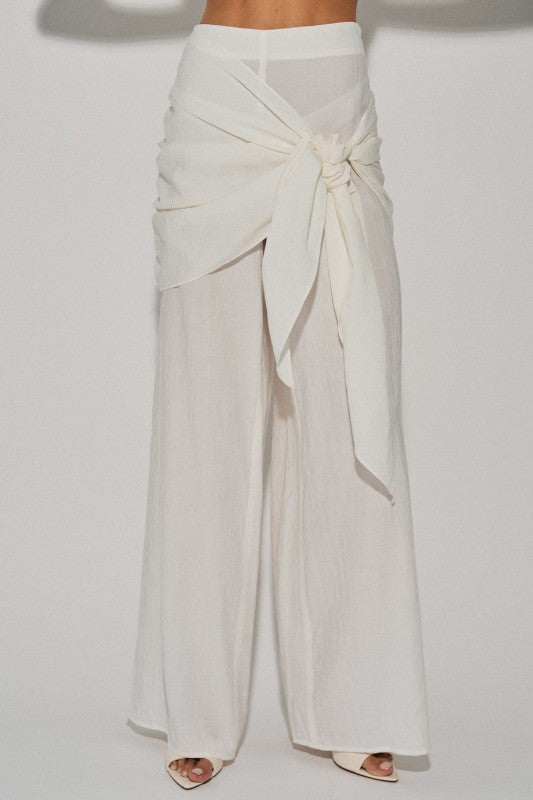Santorini Wrap Palazzo Pants