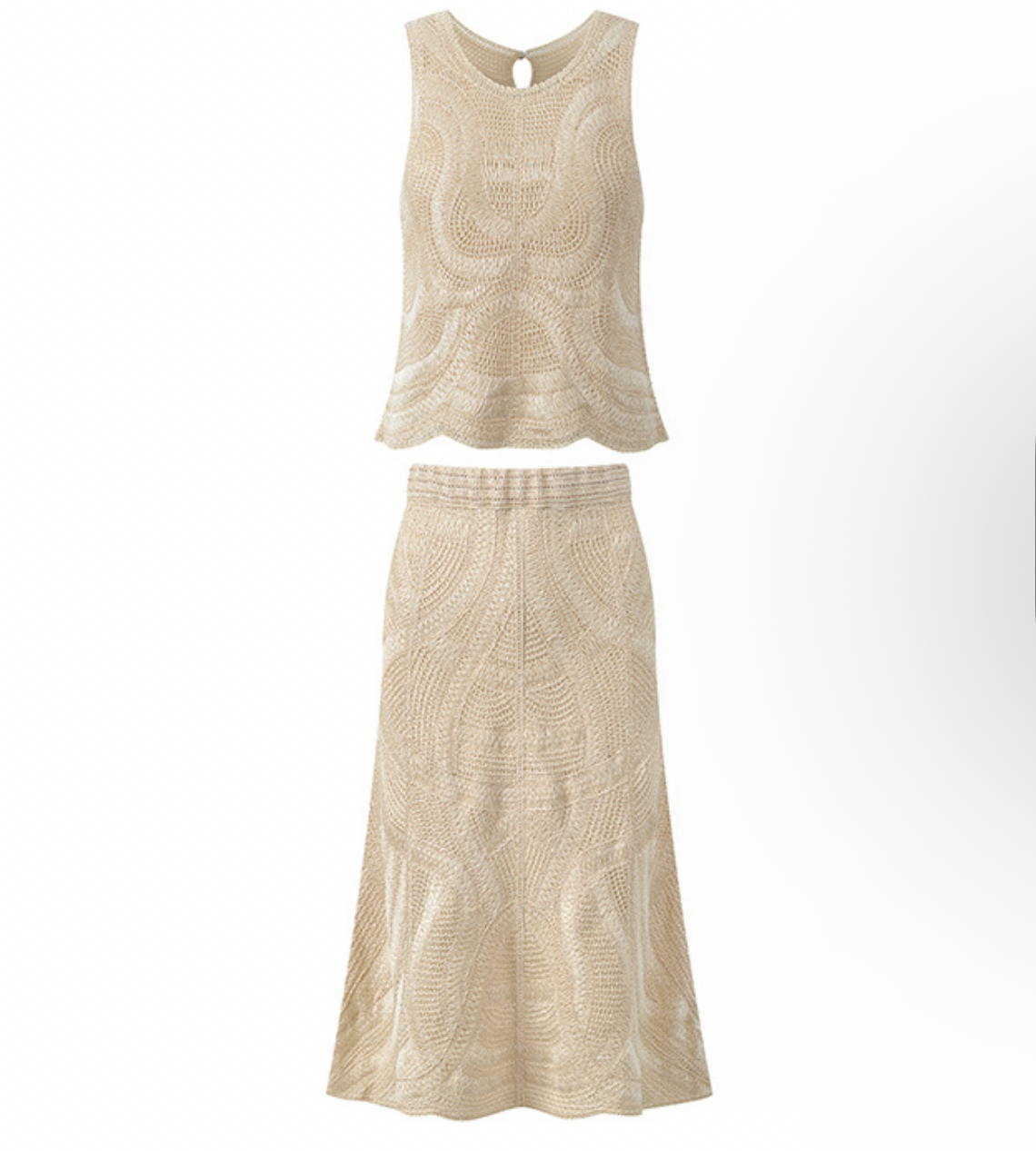 Estela midi skirt set
