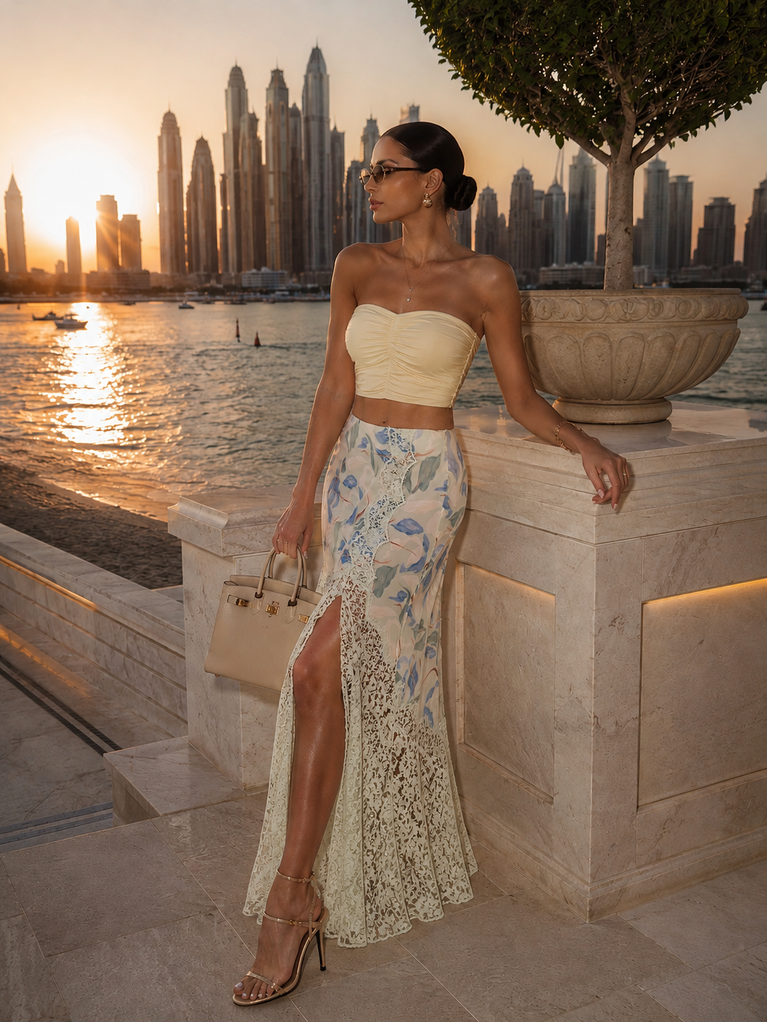 Valerie midi skirt