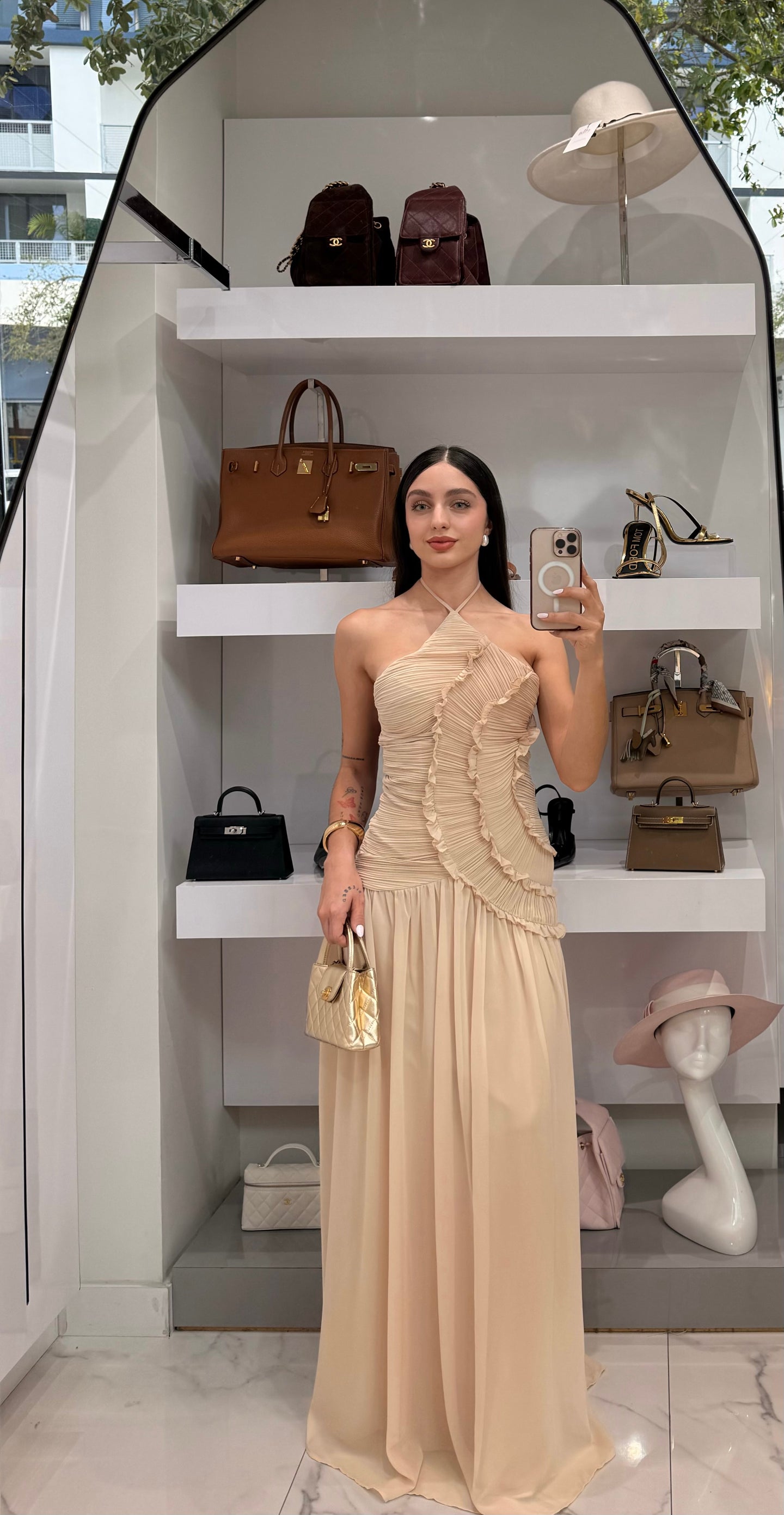 Seraphine Drape Maxi Dress