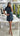 Romance denim mini dress