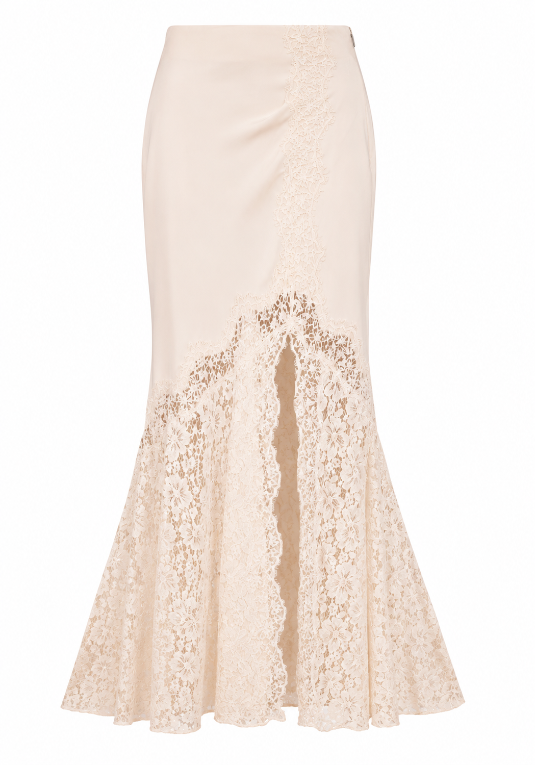 Lace on me midi skirt