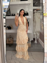 Champagne Whisper Gown Dress