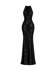 Black Cipher Maxi Dress
