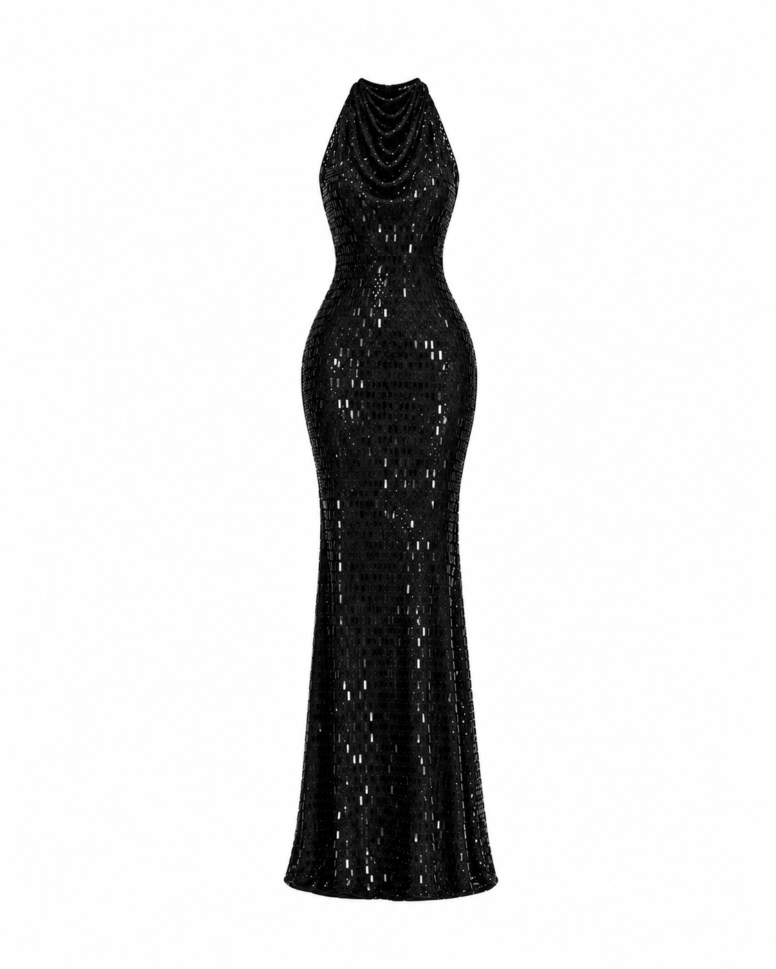 Black Cipher Maxi Dress