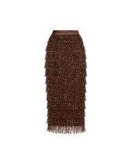 Cacao Ritual Midi Skirt