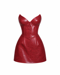 Croc Affair Mini Dress