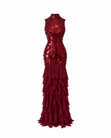 Garnet Fever Maxi Dress