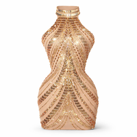Golden Veil Mini Dress