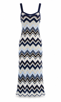 Rivera Chevron Maxi Dress