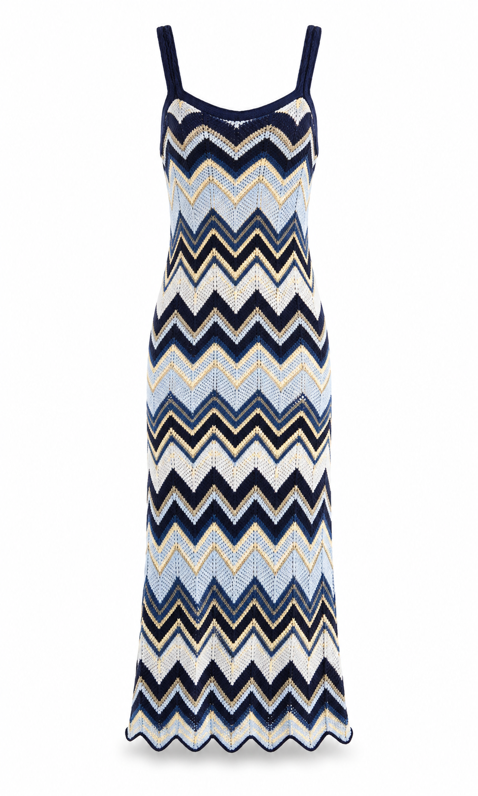 Rivera Chevron Maxi Dress