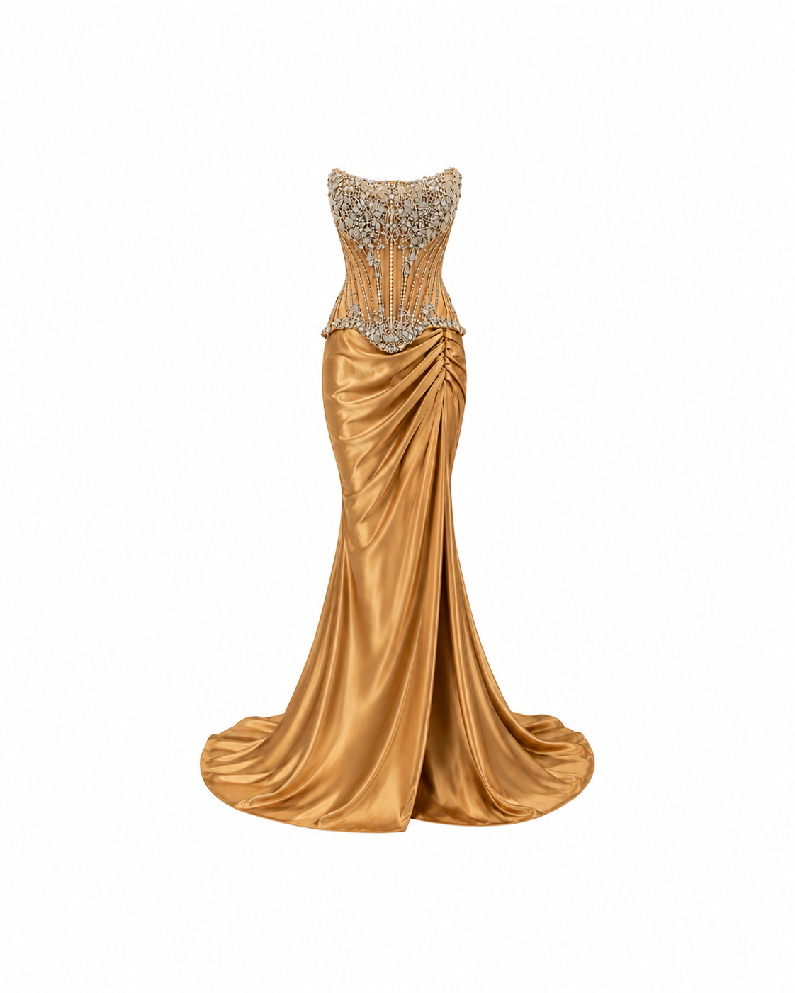 Ophira Gold Maxi Dress