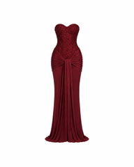 Vendome Embellished Corset Maxi Dress