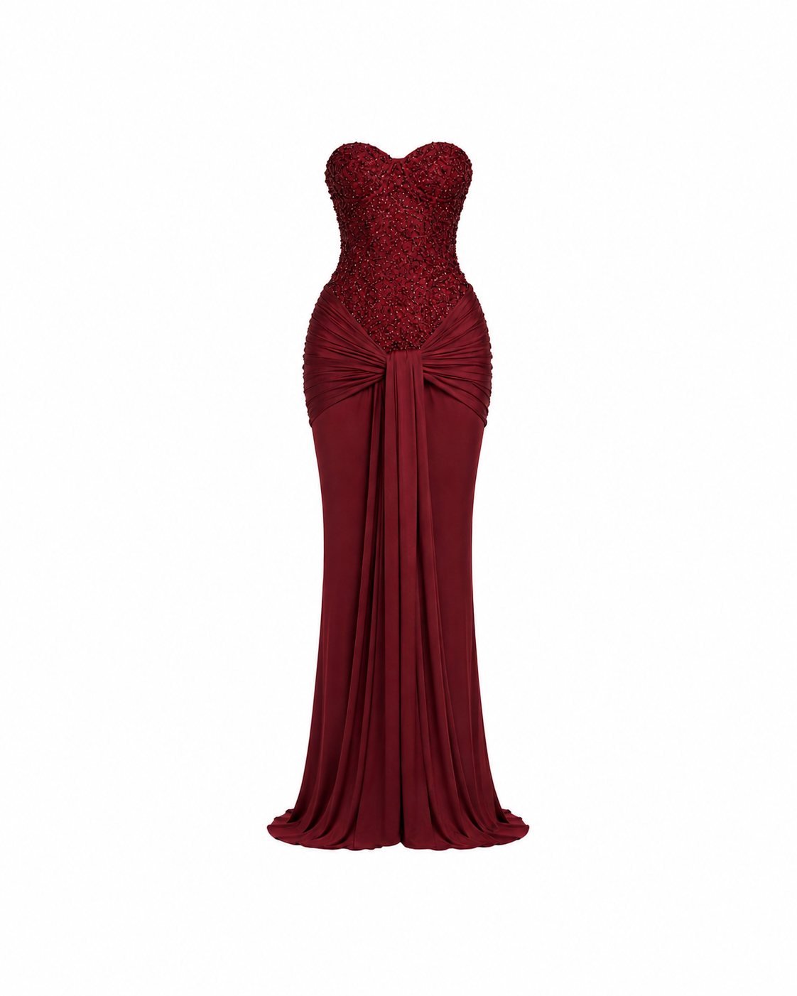 Vendome Embellished Corset Maxi Dress