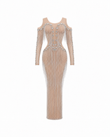 Elaris Fringe Maxi Dress