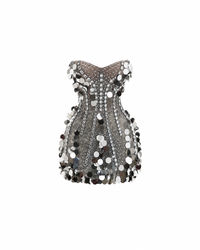 Vitraux Mirror Mini Dress
