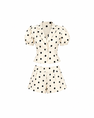 Pois de Minuit Short Set
