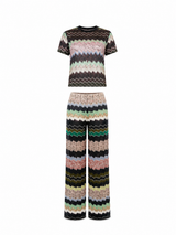 Savoy Mosaic Knit Pant Set