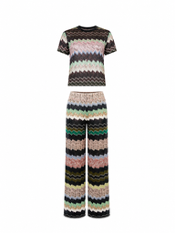 Savoy Mosaic Knit Pant Set
