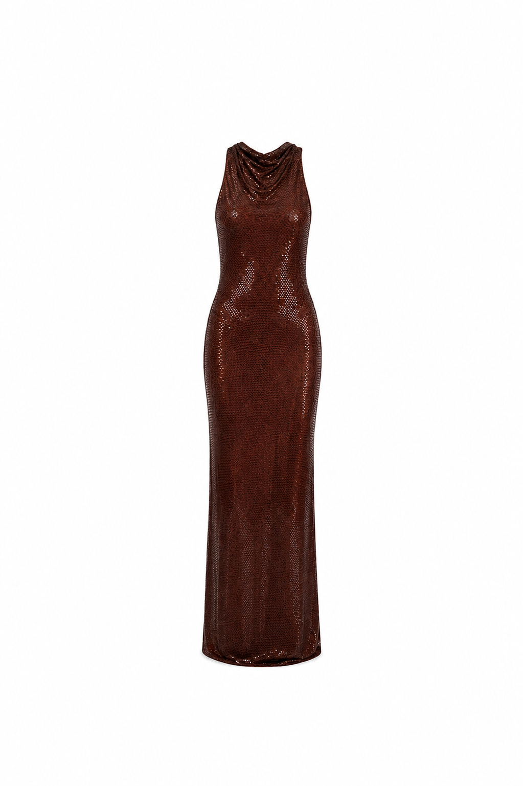 Bronze Mirage Gown Maxi Dress