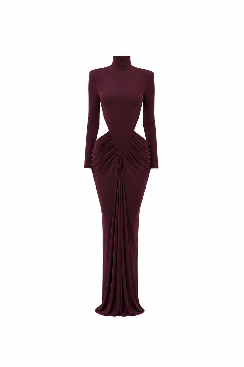Noir Meridian Maxi Dress