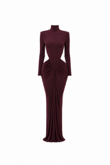 Noir Meridian Maxi Dress