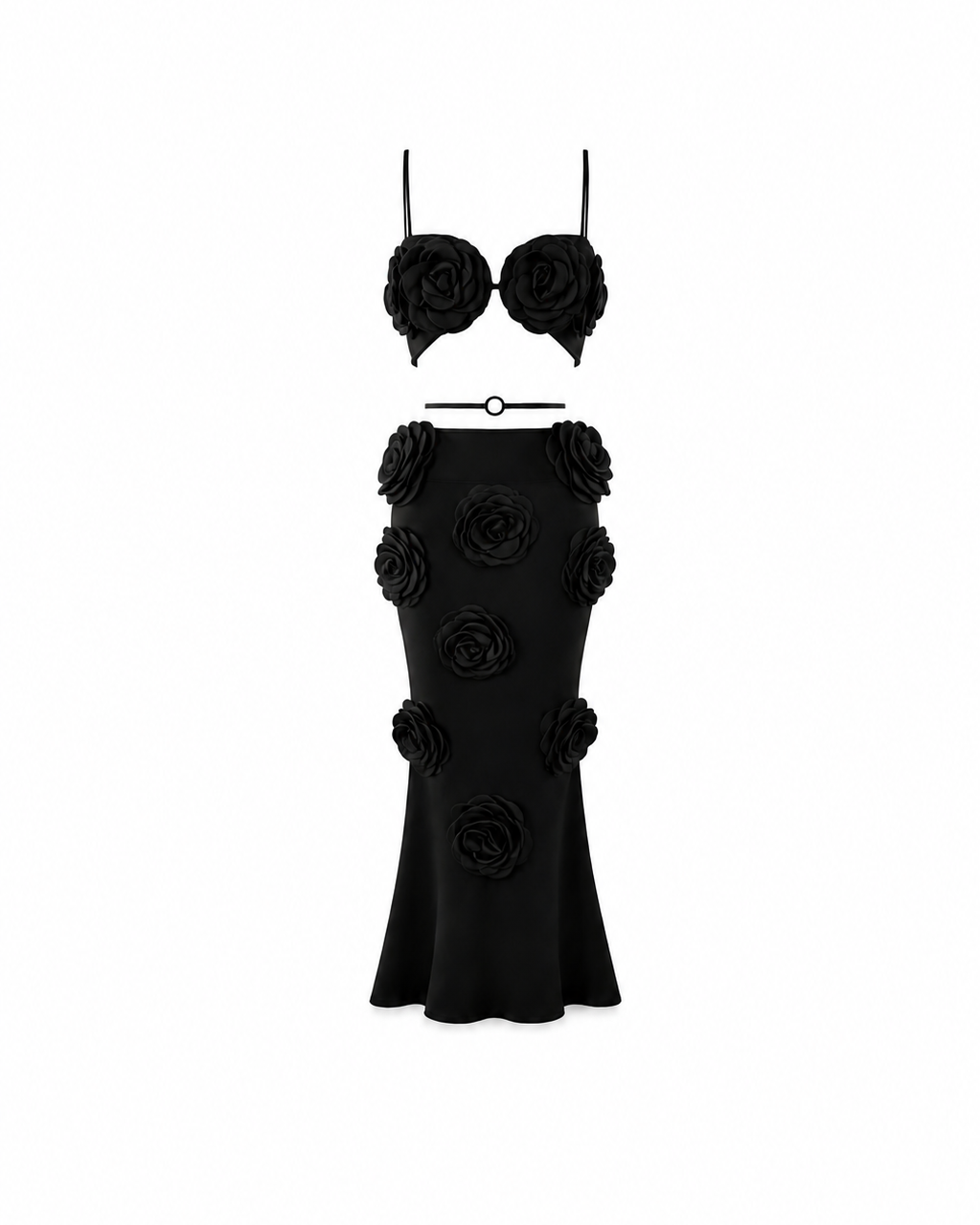 Fleur Obsidian Skirt Set
