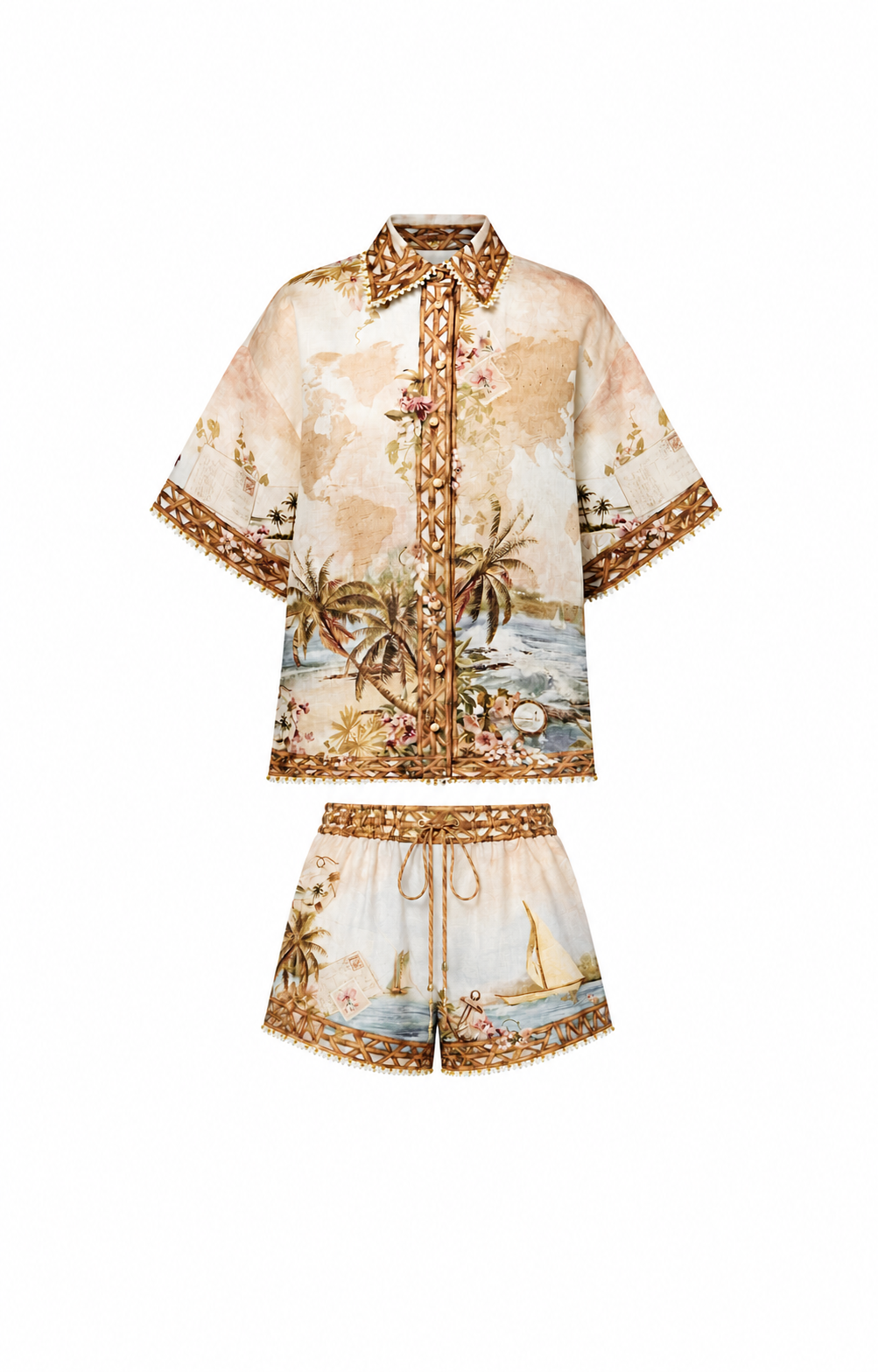 Palm Heirloom Short Set
