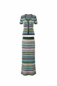 Tulum Mosaic Skirt Set