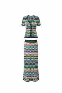 Tulum Mosaic Skirt Set