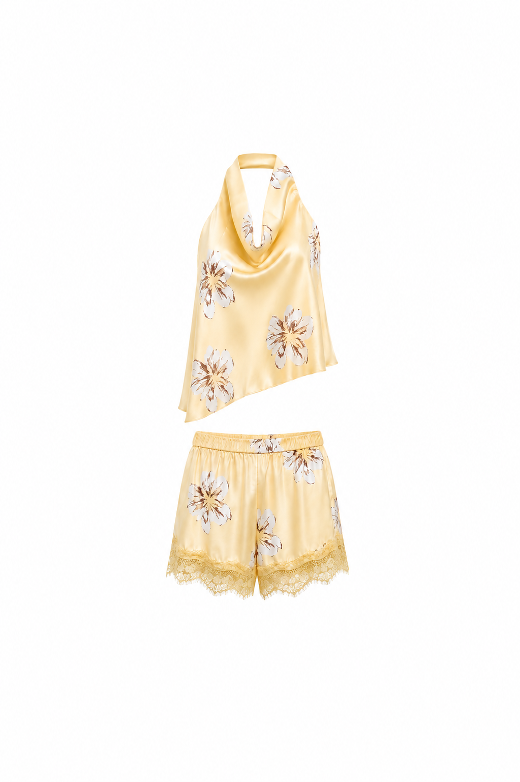 Golden Orchid Satin Set