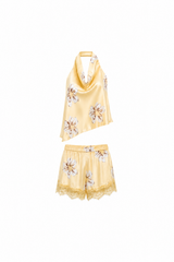 Golden Orchid Satin Set