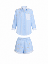 Capri Sky Short Set