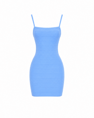Azure Kiss Mini Dress