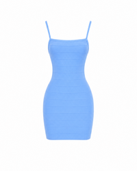 Azure Kiss Mini Dress
