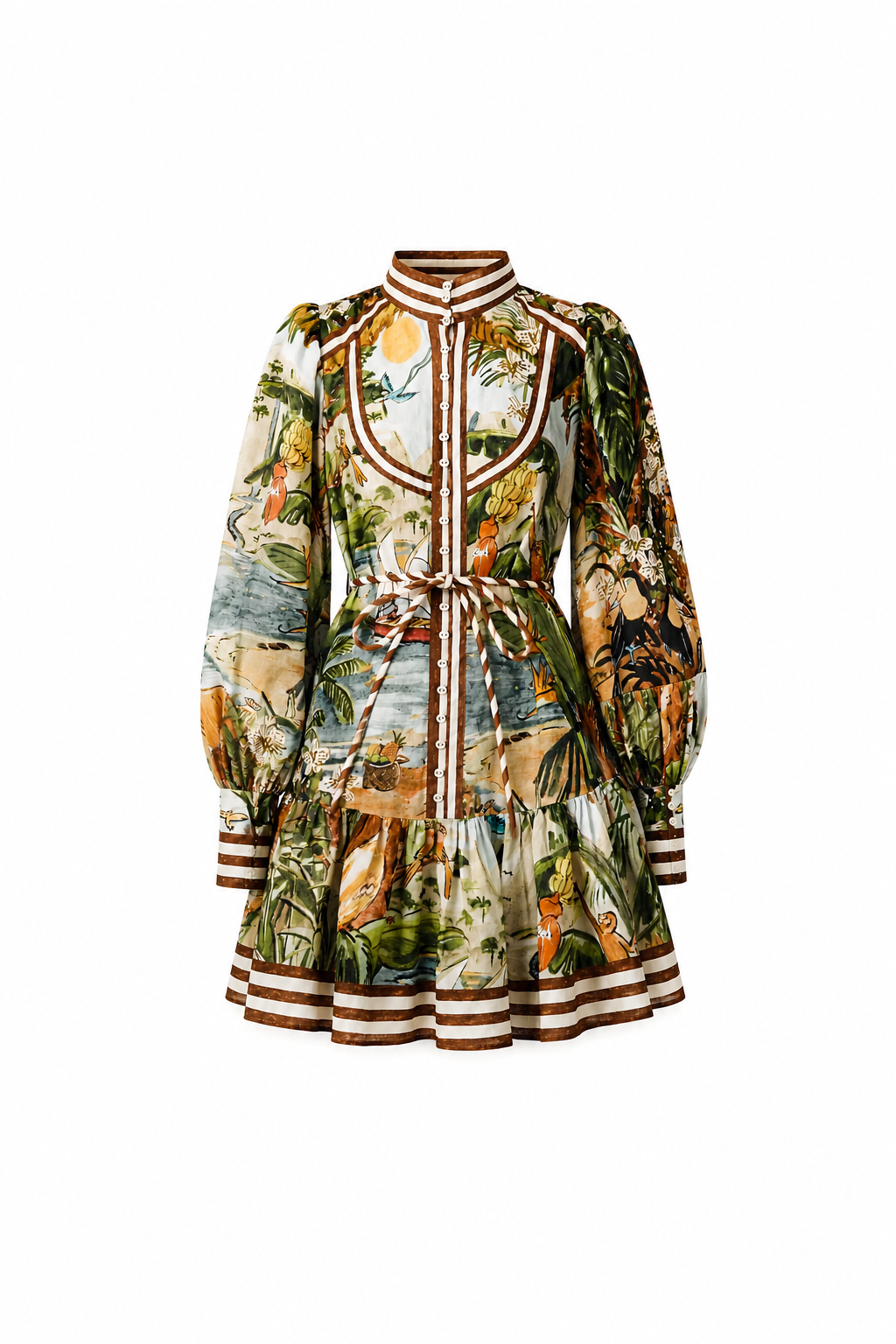 Havana Postcard Mini Dress