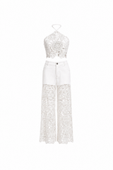 Santorini Crochet Luxe Pant Set
