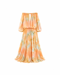 Apricot Tide Maxi Dress