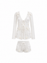Dahlia Pearl Knit Set
