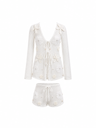 Dahlia Pearl Knit Set