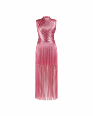 Velvet Fringe Glam Dress