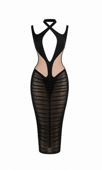 Aura Sheer Midi Dress
