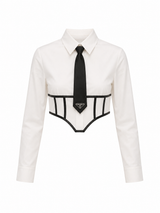 White Society Corset Top