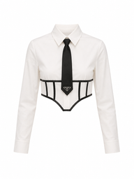 White Society Corset Top