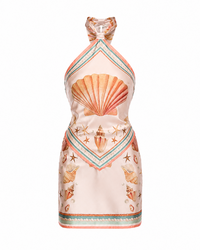 Seashell Halter Mini Dress