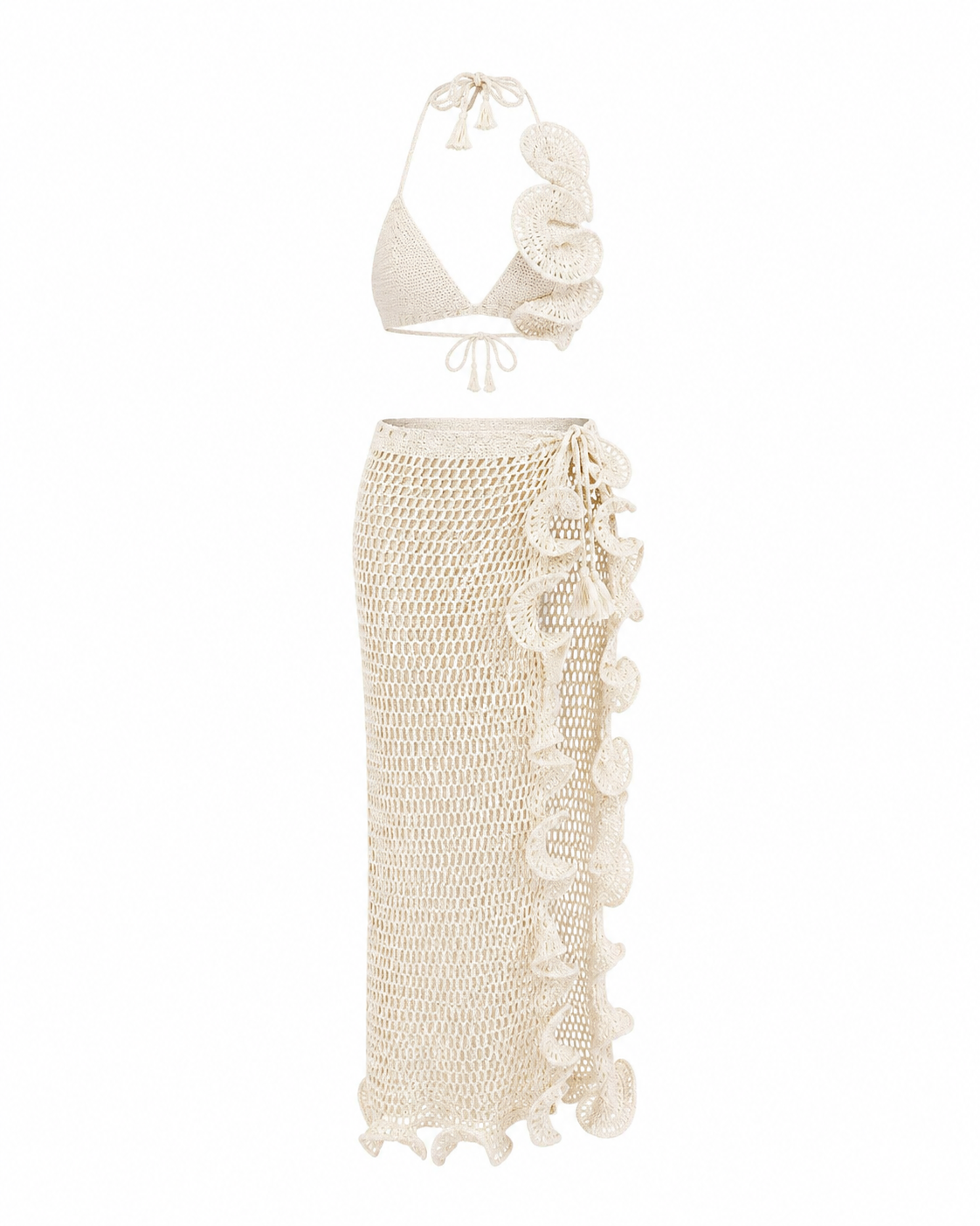 Positano Crochet Skirt Set